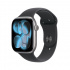 Apple Watch S11 GPS, Caja de 46 mm Aluminio Color Plata, Correa Deportiva M/L Color Negro