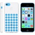 Apple Funda de Silicona para iPhone 5c, Blanco  5