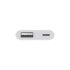 Apple Adaptador Lightning Macho - USB-C Hembra, 7cm, Blanco, para iPod/iPhone/iPad  2