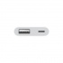Apple Adaptador Lightning Macho - USB 3.0 Hembra, 7cm, Blanco, para iPod/iPhone/iPad  2