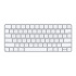 Apple Teclado Magic MK293LA/A, Inalámbrico, Bluetooth, Plata/Blanco (Español América Latina)