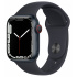 Apple Watch Series 7 GPS + Cellular, Caja de Aluminio Color Azul Medianoche de 41mm, Correa Deportiva Azul Medianoche  1