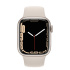 Apple Watch Series 7 GPS + Cellular, Caja de Aluminio Color Blanco de 41mm, Correa Deportiva Blanco  2