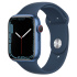 Apple Watch Series 7 GPS + Cellular, Caja de Aluminio Color Azul de 45mm, Correa Deportiva Azul  1