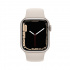 Apple Watch Series 7 GPS, Caja de Aluminio Color Blanco de 41mm, Correa Deportiva Blanco  2
