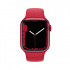 Apple Watch Series 7 GPS, Caja de Aluminio Color Rojo de 41mm, Correa Deportiva Rojo  2