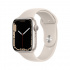 Apple Watch Series 7 GPS, Caja de Aluminio Color Blanco Estelar de 45mm, Correa Deportiva Blanco  1