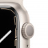 Apple Watch Series 7 GPS, Caja de Aluminio Color Blanco Estelar de 45mm, Correa Deportiva Blanco  3