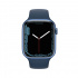 Apple Watch Series 7 GPS, Caja de Aluminio Color Azul de 45mm, Correa Deportiva Azul - Imagen adicional 1