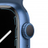 Apple Watch Series 7 GPS, Caja de Aluminio Color Azul de 45mm, Correa Deportiva Azul  3