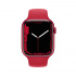 Apple Watch Series 7 GPS, Caja de Aluminio Color Rojo de 45mm, Correa Deportiva Rojo  2