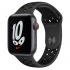 Apple Watch Nike SE GPS + Cellular, Caja de Aluminio de 44mm, Correa Deportiva M/L Color Negro