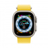Apple Watch Ultra GPS + Cellular, Caja de Titanio de 49mm, Correa Ocean Deportiva Grande Color Amarillo  2