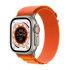 Apple Watch Ultra GPS + Cellular, Caja de Titanio de 49mm, Correa Alpine Deportiva Chica Color Naranja  1