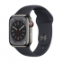 Apple Watch Series 8 GPS + Cellular, Caja de Aluminio Color Grafito de 41mm, Correa Deportiva Color Azul de Medianoche  1