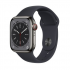 Apple Watch Series 8 GPS + Cellular, Caja de Aluminio Color Grafito de 41mm, Correa Deportiva Color Azul de Medianoche