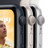 Apple Watch SE 2 GPS, Caja de Aluminio Color Blanco Estelar de 40mm, Correa Deportiva Color Blanco Estelar  3