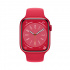 Apple Watch Series 8 GPS, Caja de Aluminio Color Rojo de 41mm, Correa Deportiva Rojo  2