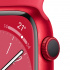 Apple Watch Series 8 GPS, Caja de Aluminio Color Rojo de 41mm, Correa Deportiva Rojo  3