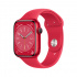 Apple Watch Series 8 GPS, Caja de Aluminio Color Rojo de 41mm, Correa Deportiva Rojo  1
