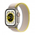 Apple Watch Ultra GPS + Cellular, Caja de Titanio de 49mm, Correa Trail Deportiva Mediana Color Amarillo/Beige  1