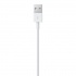 Apple Cable USB-A Macho - Lightning Macho, 1 Metro, Blanco  3