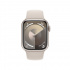 Apple Watch Series 9 GPS, Caja de Aluminio Color Blanco Estelar de 41mm, Correa Deportiva S/M Color Blanco Estelar  2