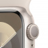 Apple Watch Series 9 GPS, Caja de Aluminio Color Blanco Estelar de 41mm, Correa Deportiva S/M Color Blanco Estelar  3