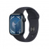 Apple Watch Series 9 GPS, Caja de Aluminio Color Medianoche de 41mm, Correa Deportiva S/M Color Medianoche  1