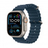 Apple Watch Ultra 2 GPS + Cellular, Caja de Titanio de 49mm, Correa Ocean Deportivo Color Azul  1
