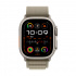 Apple Watch Ultra 2 GPS + Cellular, Caja de Titanio de 49mm, Correa Loop Alphine M Deportiva Color Verde Oliva  2