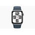 Apple Watch SE 2 GPS + Cellular, Caja de Aluminio Color Plata de 40mm, Correa Deportiva M/L Azul Tormenta  2