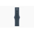 Apple Watch SE 2 GPS + Cellular, Caja de Aluminio Color Plata de 40mm, Correa Deportiva M/L Azul Tormenta  3