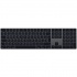 Apple Teclado Magic MRMH2E/A, Alámbrico, USB + Bluetooth, Gris Espacial (Español)  1