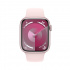 Apple Watch Series 9 GPS + Cellular, Caja de Aluminio Color Rosa de 45mm, Correa Deportiva S/M Color Rosa  2