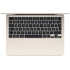 ﻿Apple MacBook Air Retina MRXT3E/A 13", Apple M3, 8GB, 256GB SSD, Blanco Estelar (Marzo 2024)  2