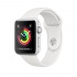 Apple Watch Series 3 GPS, Caja de Aluminio Color Plata de 42mm, Correa Deportiva Blanca  1