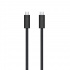Apple Cable Thunderbolt 3 USB-C Macho - USB-C Macho, 2 Metros, Negro, para MacBook Pro - Imagen adicional 1