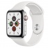 Apple Watch Series 5 GPS + Cellular, 44mm, Plata/Blanco  2