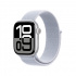 Apple Watch Series 10 GPS, Caja de 42 mm Aluminio Color Plata, Correa Loop Deportiva Color Azul  3