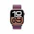 Apple Watch Series 10 GPS, Caja de Aluminio Color Oro Rosa de 42mm, Correa Deportiva Morado - Imagen adicional 1