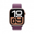 Apple Watch WWV3LW/A GPS, Caja de 46 mm Aluminio Color Oro Rosa, Correa Deportiva Color Morado Niebla  2