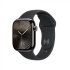 Apple Watch Series 10 GPS + Cellular, Caja de 42 mm Titanio Color Negro, Correa Deportiva M/L Color Negro  1