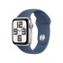 Apple Watch SE GPS, Caja de 40 mm Aluminio Color Plata, Correa Deportiva M/L Color Azul  1