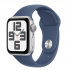 Apple Watch SE 2 GPS, Caja de 40 mm Aluminio Color Plata, Correa Deportiva M/L Color Azul  1
