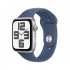 Apple Watch SE GPS, Caja de 44 mm Aluminio Color Plata, Correa Deportiva M/L Color Azul   1