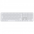 Apple Magic Keyboard Touch ID MXK73LE/A, USB/Bluetooth, Blanco, Español   1