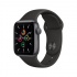 Apple Watch SE GPS, Caja de Aluminio Color Gris Espacial de 40mm, Correa Deportiva Negra  1