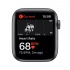 Apple Watch SE GPS, Caja de Aluminio Color Gris Espacial de 44mm, Correa Deportiva Negro - Imagen adicional 3