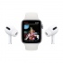 Apple Watch SE GPS, Caja de Aluminio Color Gris Espacial de 44mm, Correa Deportiva Negro  9